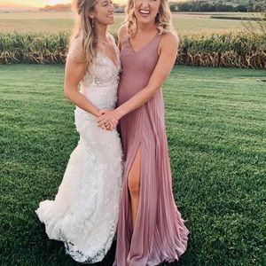 Azazie Vintage Mauve Bridesmaid Dress